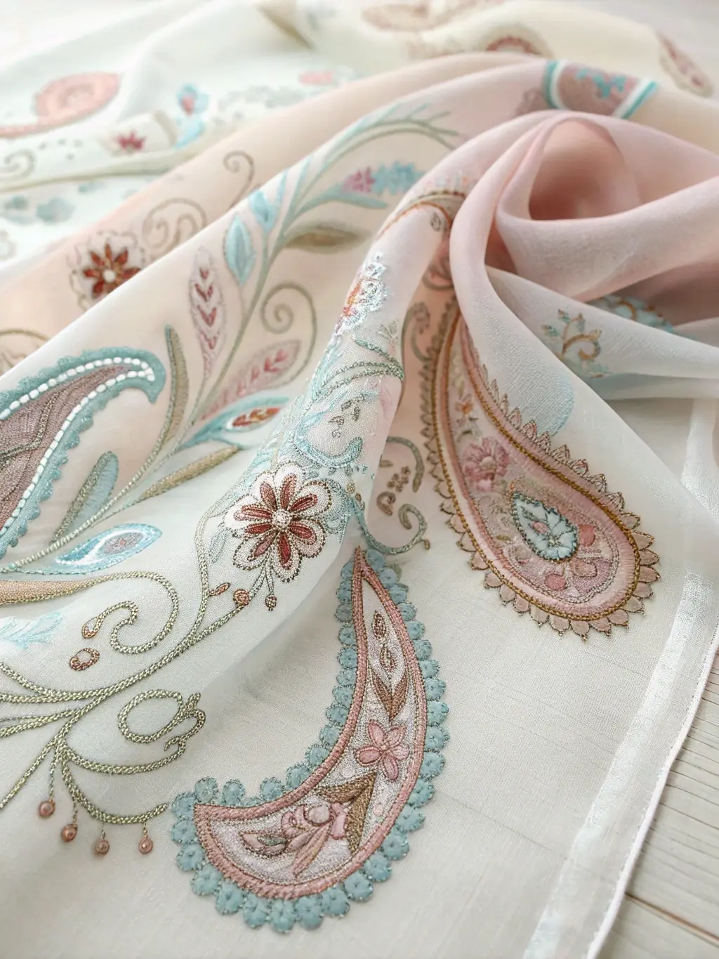 A geometric pattern design on fabric, highlighting the precision and modern aesthetic of Glamorous JBL LLC's geometric print services.