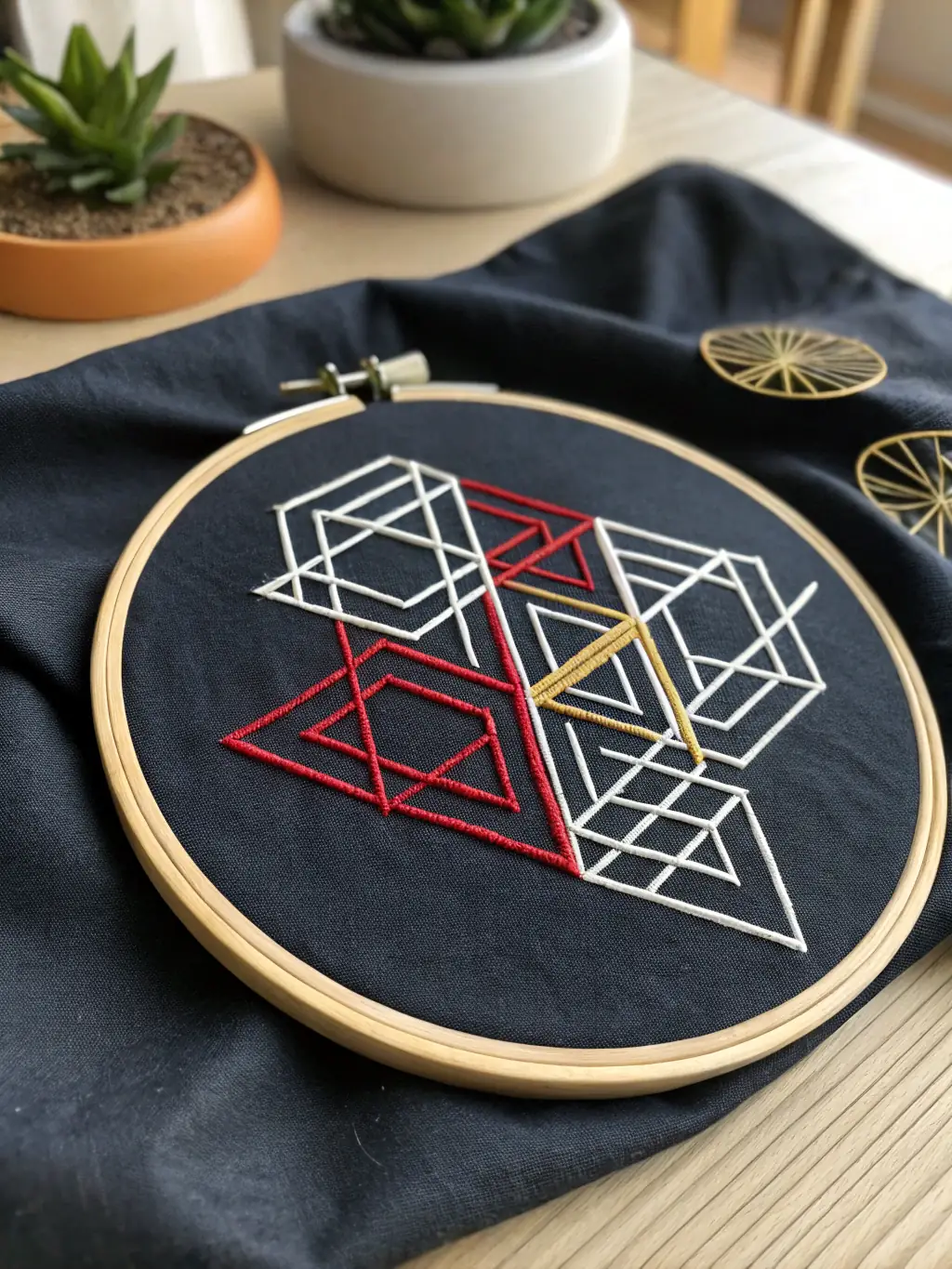 A digital rendering of a fabric design showcasing a geometric pattern, demonstrating Glamorous JBL LLC's expertise in modern and innovative textile designs.