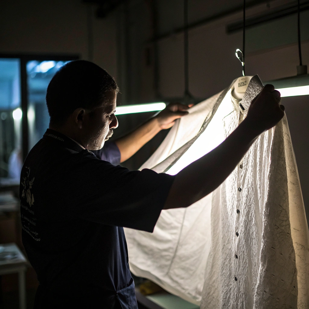 Quality control inspection of fabric